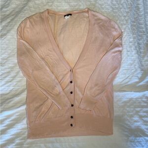 J Crew Baby Pink Light Weight Cardigan - Size: S